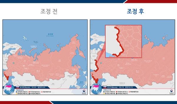 외교부, 러시아 내 우크라이나와의 접경 지역 여행경보 3단계(출국권고) 추가 발령 기사 이미지